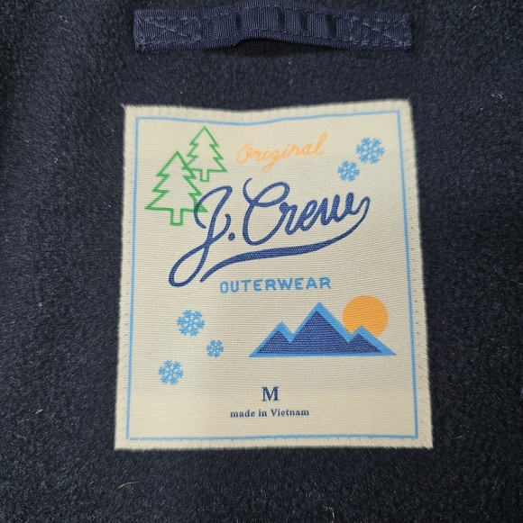 J.Crew Kids' Fishtail Parka with Eco-Friendly Primaloft - Navy - Picture 6 of 12